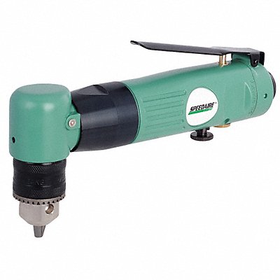 SPEEDAIRE 21AA79 Drill Air-Powered Right Angle 3/8 in