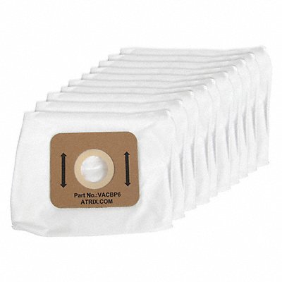 ATRIX VACBP610P Vacuum Bag Cloth 3-Ply Non-Reusable PK10