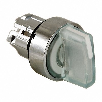 SCHNEIDER ELECTRIC ZB4BK1413 Short Hand Select Switch Illum Wht 2Pos 22mm
