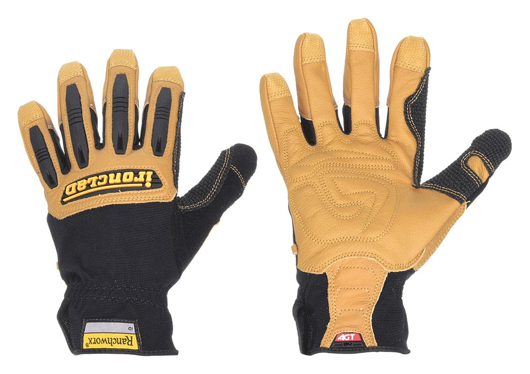 IRONCLAD RWG204L H4221 Mechanics Gloves L/9 10-1/4 PR