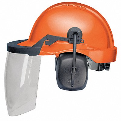 ELVEX CU30LV Loggers Helmet Type 1 Class C Orange