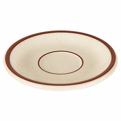 CRESTWARE SC21 Saucer 6 Dia Brown Speckle PK36