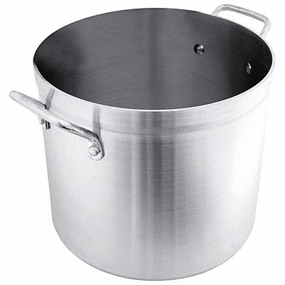 CRESTWARE HPOT20 Heavy Duty Stock Pot 12.37 Dia Aluminum