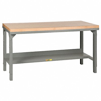 LITTLE GIANT WSJ23072AH Workbench Butcher Block 72 W 30 D