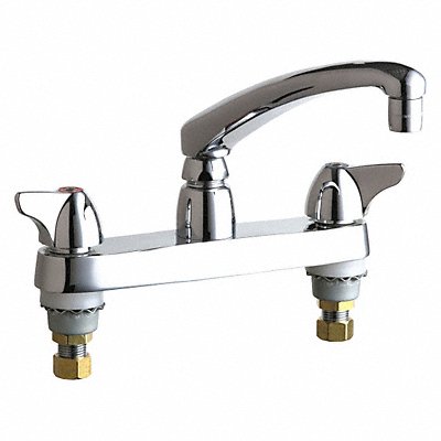 CHICAGO FAUCETS 1100E35ABCP Hot And Cold Water Sink Faucet
