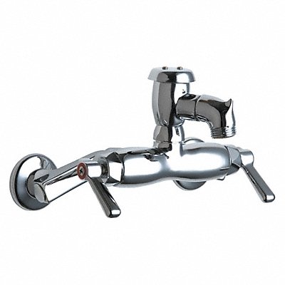 CHICAGO FAUCETS 305VBRCP Hot And Cold Water Sink Faucet