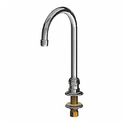 CHICAGO FAUCETS 626E35ABCP Remote Rigid Swing Gooseneck Spout