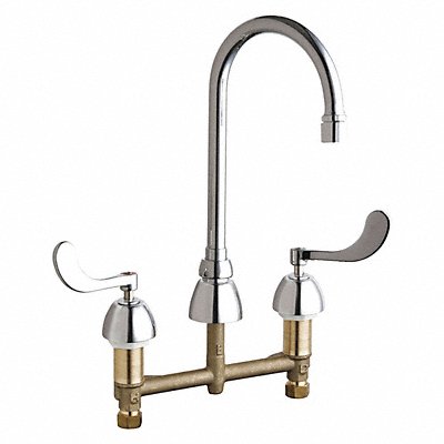 CHICAGO FAUCETS 786E3VPCABCP Concealed Hot And Cold Water Sink Faucet