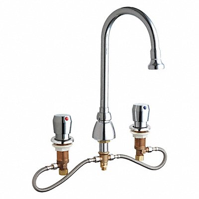 CHICAGO FAUCETS 786HGN2BE4665AB Concealed Kitchen Sink Faucet