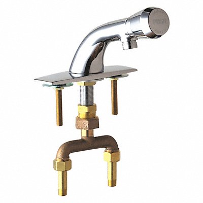 CHICAGO FAUCETS 844E12665PSHABCP Hot And Cold Water Mixing Metering