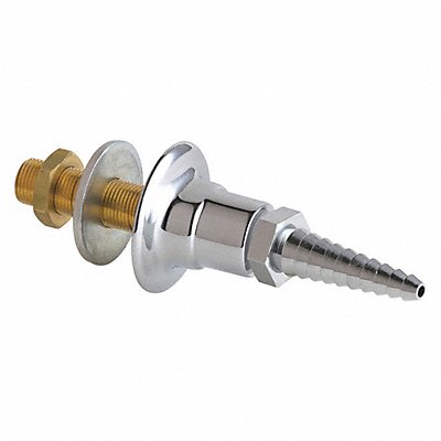 CHICAGO FAUCETS 986E7TCP Wall Flange With Serrated Hose Nozzle