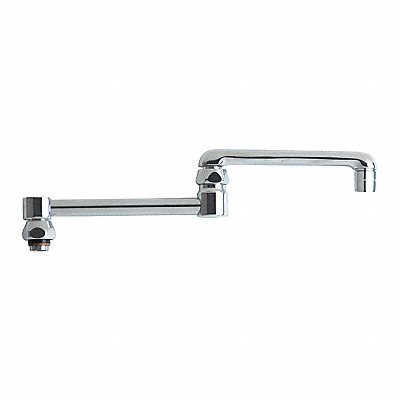 CHICAGO FAUCETS DJ13E35JKABCP 13In Double Jointed Swing Spout