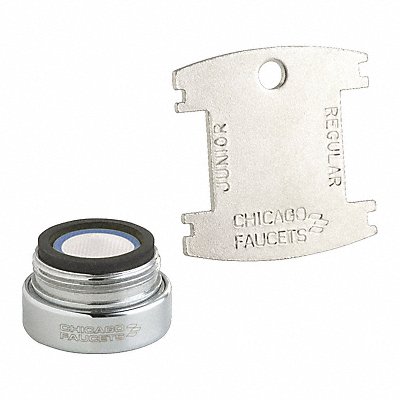 CHICAGO FAUCETS E64VPJKABCP 1.0Gpm Laminar Vandal Proof Male