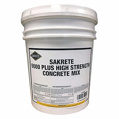 SAKRETE 120020 Concrete Mix Pail 50 lb 5000 Plus