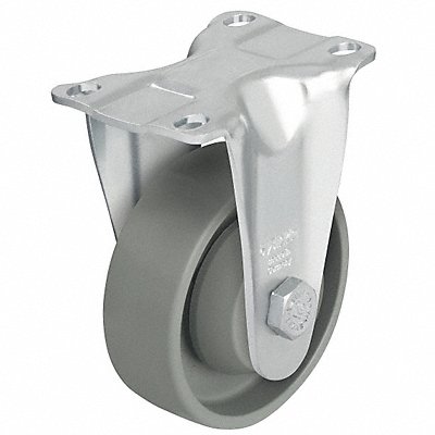 GRAINGER BPOG89G12 Standard Plate Castor Rigid 330 lb.