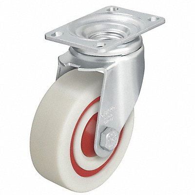 GRAINGER LPOW100KF12 Standard Plate Castor Swivel 400 lb.