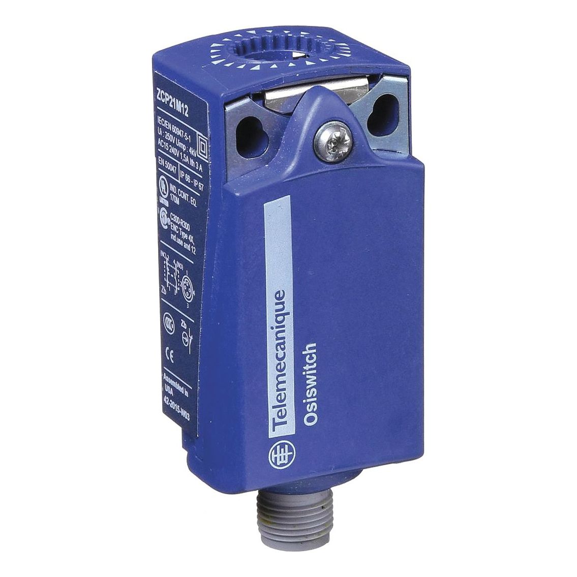 TELEMECANIQUE SENSORS ZCP21M12 Compact Limit Switch Body No Plug In Plas 1NO/1NC