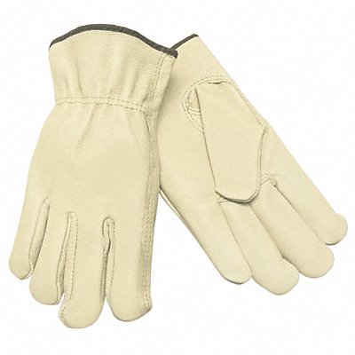MCR SAFETY 3401XL H5448 Leather Gloves Beige XL PR