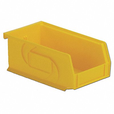 LEWISBINS PB743Yellow Hang and Stack Bin Yellow PP 3 in