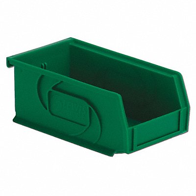 LEWISBINS PB743Green Hang and Stack Bin Green PP 3 in