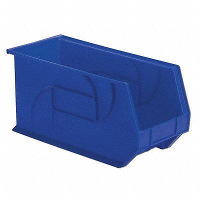LEWISBINS PB18089Blue Hang and Stack Bin Blue PP 9 in