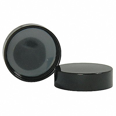 QORPAK CAP00260 Cap 48 mm Dia Black PK1248