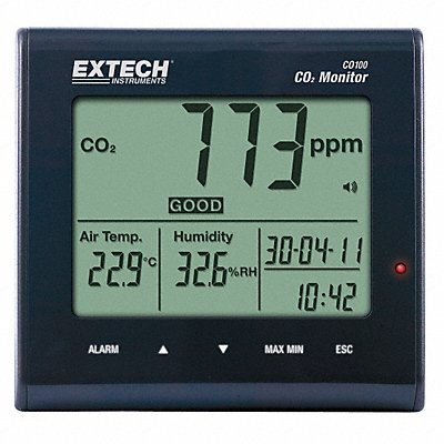 EXTECH CO100 Air Quality Carbon Dioxide Monitor