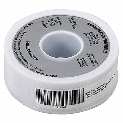 GRAINGER 21TF41 Thread Sealant Tape 3/4 W Grey