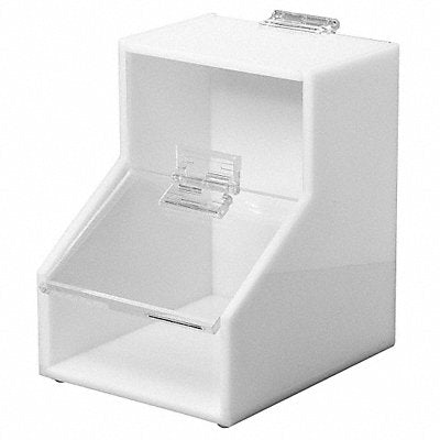SP SCIENCEWARE F186690001 Storage Bin White with Clear Front