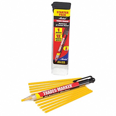 MARKAL 96131 Paint Marker Permanent Yellow