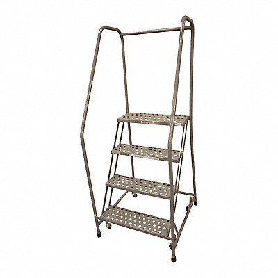 COTTERMAN 1004R3232A3E10B3C1P6 Rolling Ladder Steel 70In. H. Grey