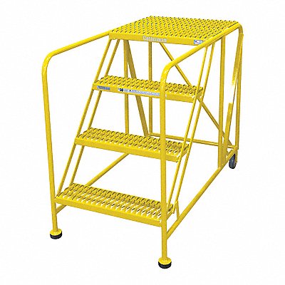COTTERMAN 4WP2424A3B8AC2P6 Work Platform 4 Step Steel 40In. H.