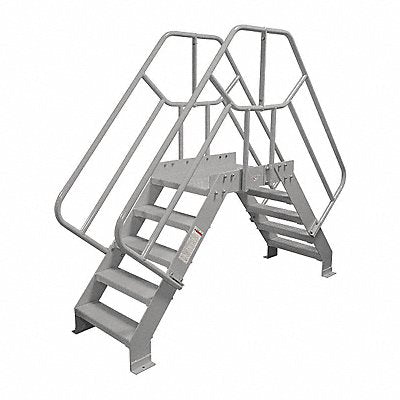 COTTERMAN 7SCS24A3C1P3 Crossover Bridge 7 Step Steel 98In. H.