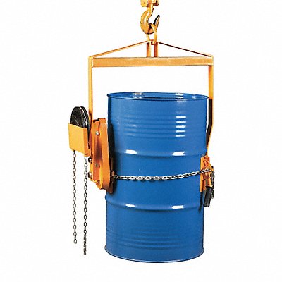 DAYTON 21VG38 Vertical Drum Lifter/Dispenser Yellow Steel