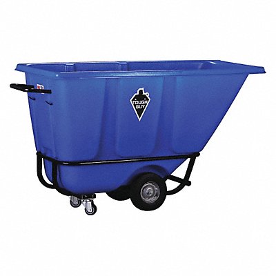 TOUGH GUY 21VK41 Tilt Truck Std 1/2 cu yd 850 lb Blue