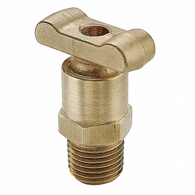 PARKER DC6032 Drain Cock Ball Valve Brass 1/8 In