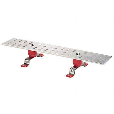 PANDUIT GB4B0624TPI1 Busbar Copper Grounding Bar L 20in