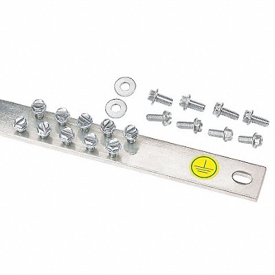 PANDUIT RGRB19U Strip Kit Copper Grounding Bar L 19in