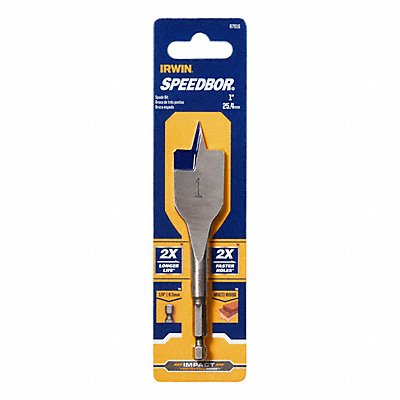 IRWIN 87916 Spade Blade Drill 1in Carbon Steel