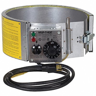 GRAINGER TRX5H115 Pail Heater 12.5 A 5 gal Metal