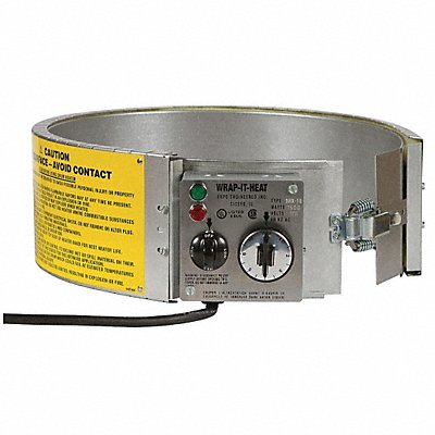 GRAINGER SRX16115 Drum Heater 12.5 A 16 gal Steel