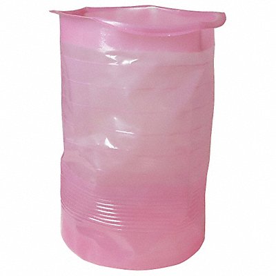 GRAINGER 1164DLAS Drum Liner Pink 55 gal LDPE