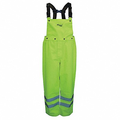 VIKING D6329PGXXL G5395 Rain Bib Overall Class E Ylw/Grn 2XL