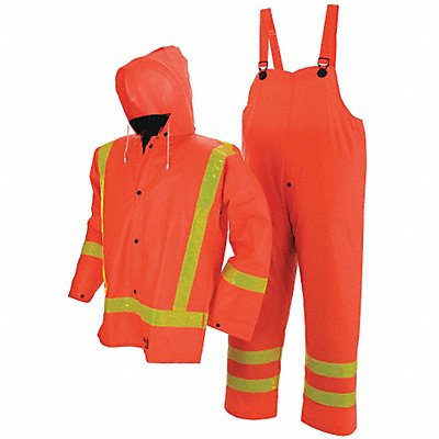 VIKING 2110FRS FR 3 Piece Rain Suit Orange S