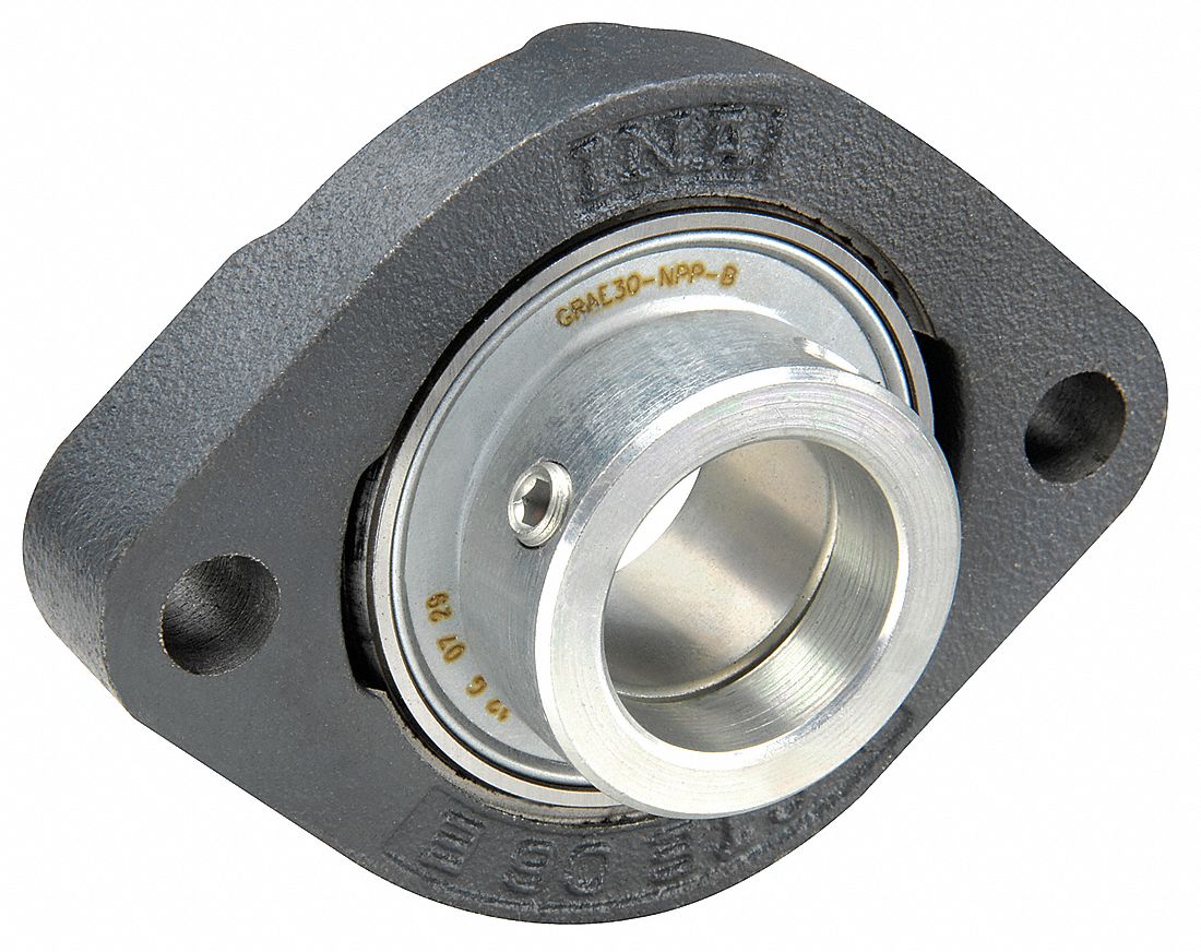 INA GLCTE25N 2 Bolt Flange Bearing Radial Ball 25mm Bore