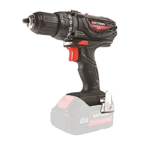 KATANA 220003 by Kincrome 18V CHARGE-ALL Lithium-Ion Cordless Drill Driver – Tool Only