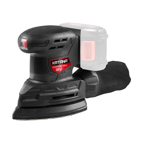 KATANA 220140 by Kincrome 18V CHARGE-ALL Lithium-Ion Cordless Detail Sander – Tool Only