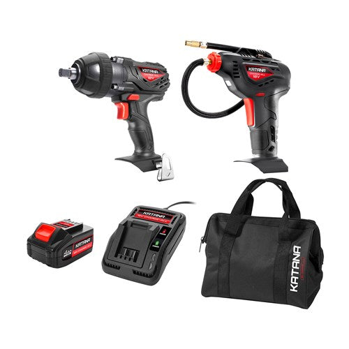 KATANA 220505 Impact Wrench & Inflator Combo Kit