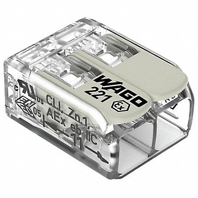 WAGO 221482 Push In Connector Grey 0.73 440V