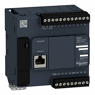 SCHNEIDER ELECTRIC TM221C16R Controller 24VDC/240VAC Relay Compact